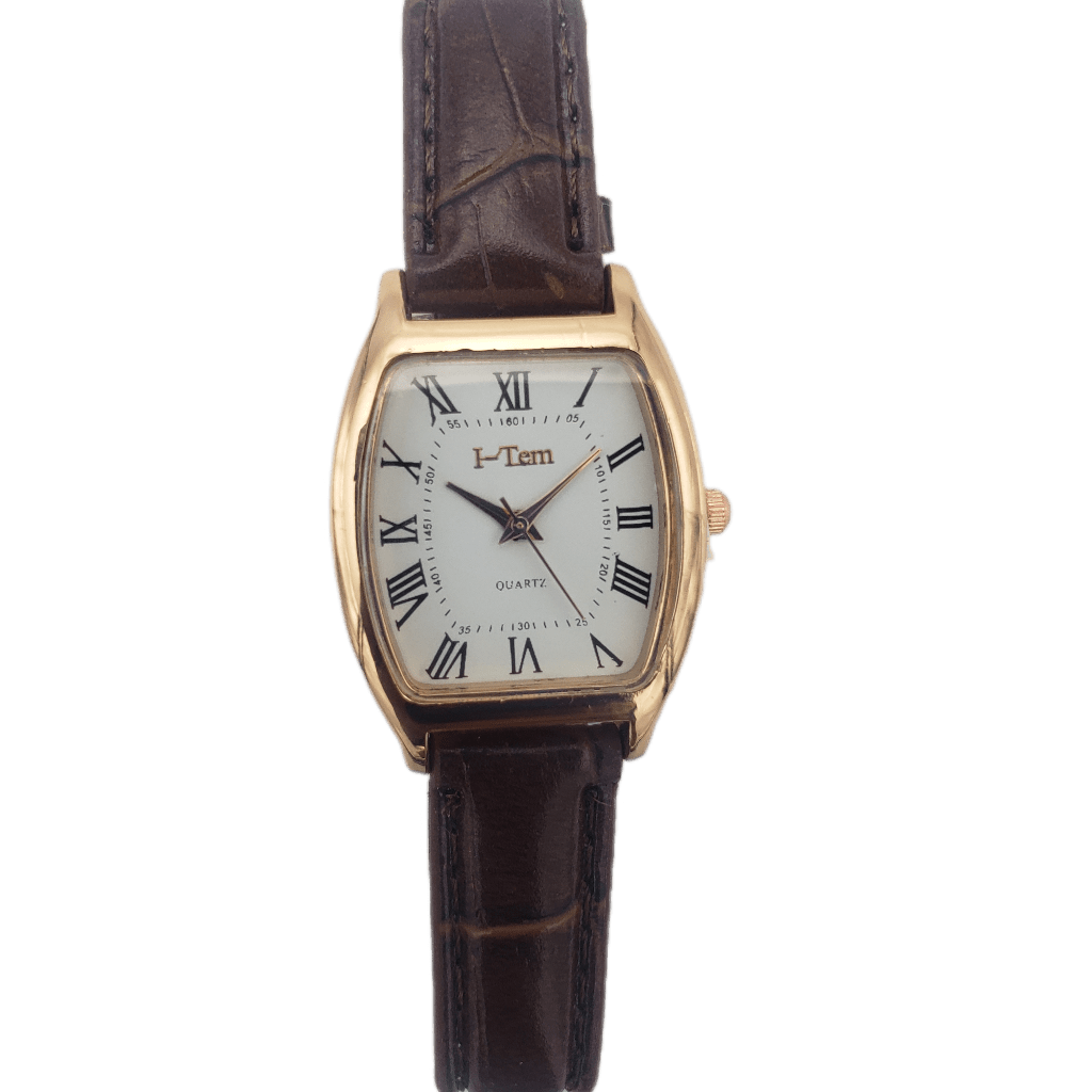 Stylish Venus Rose Gold I-TW735 Square Case Wristwatch with Classy Face ...