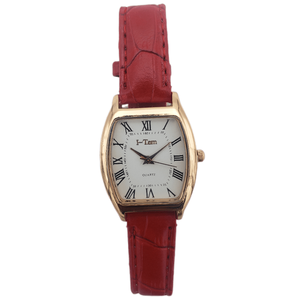 Stylish Venus Rose Gold I-TW735 Square Case Wristwatch with Classy Face ...