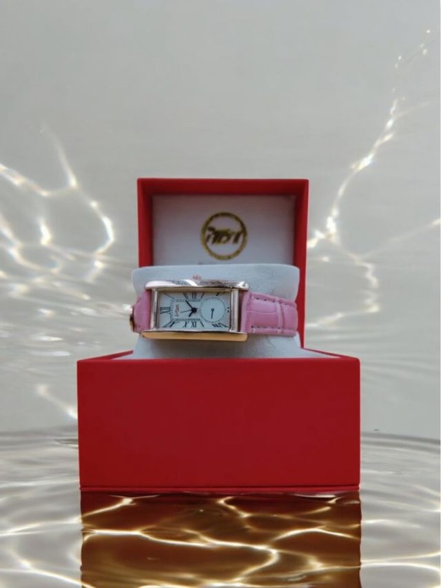 Elevate your style with Princess Monica I-TW450 watch, featuring Italian leather strap, gold frame, and Roman numerals.

#item #innovationbytemi #watches #ladiesfashion #trend